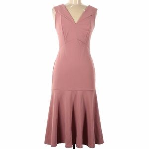 Mauve Bodycon Cocktail Dress (V-neck or Off-the-shoulder)